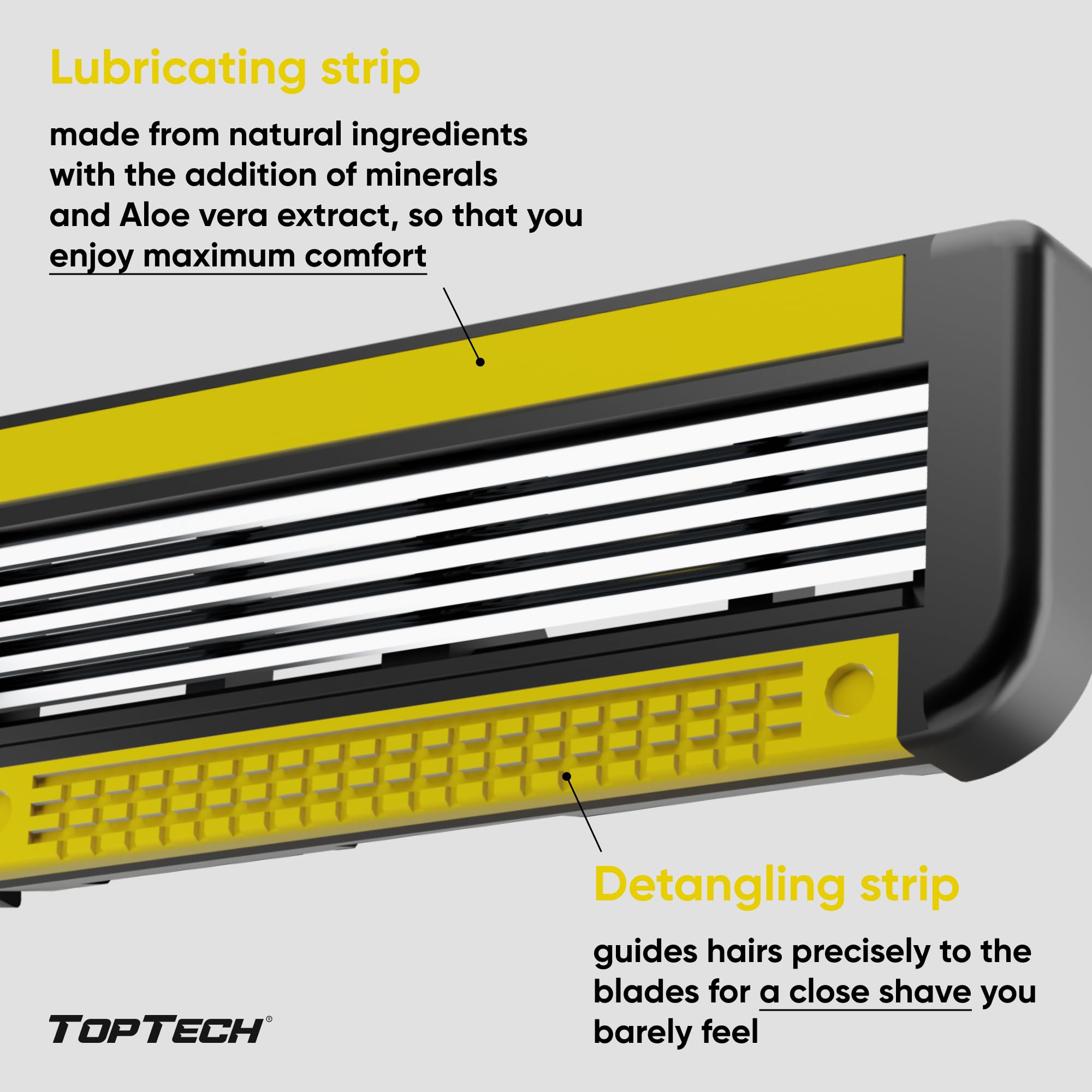 TopTech Ultra 5 paquete 8 cartuchos, ahorro en recambios.