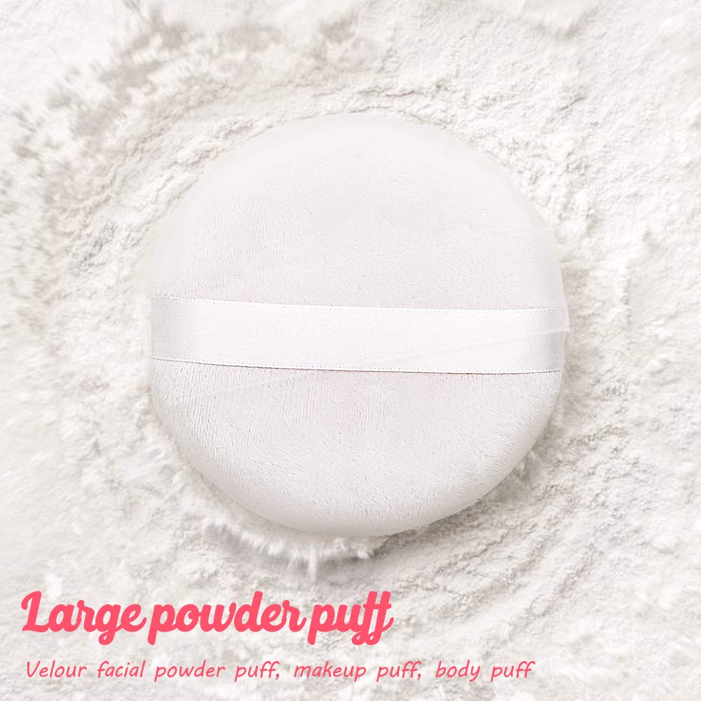 Topwon puff para aplicación facial y corporal con acabado natural.