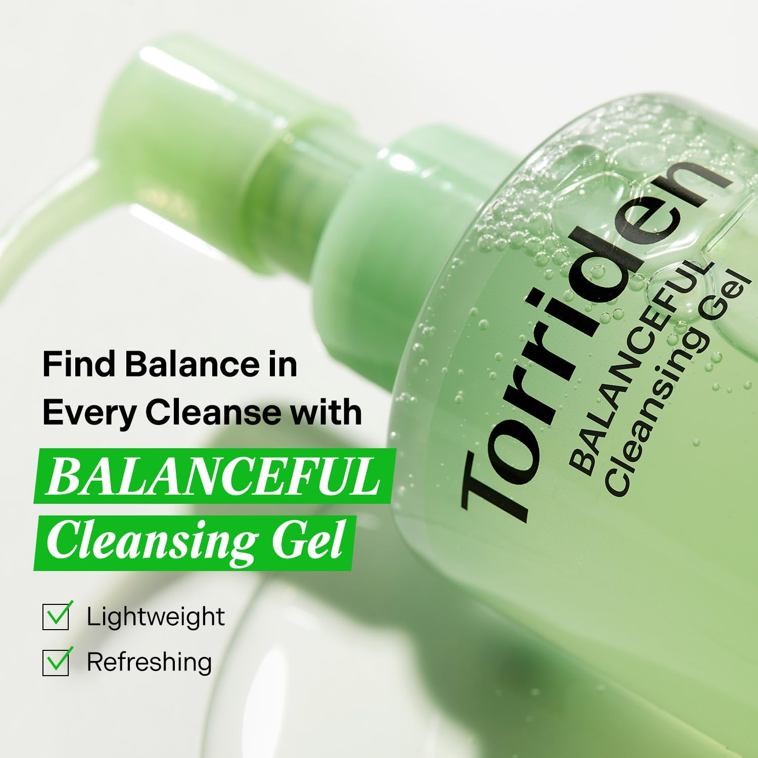 Torriden Balanceful Gel: uso diario para facial limpio