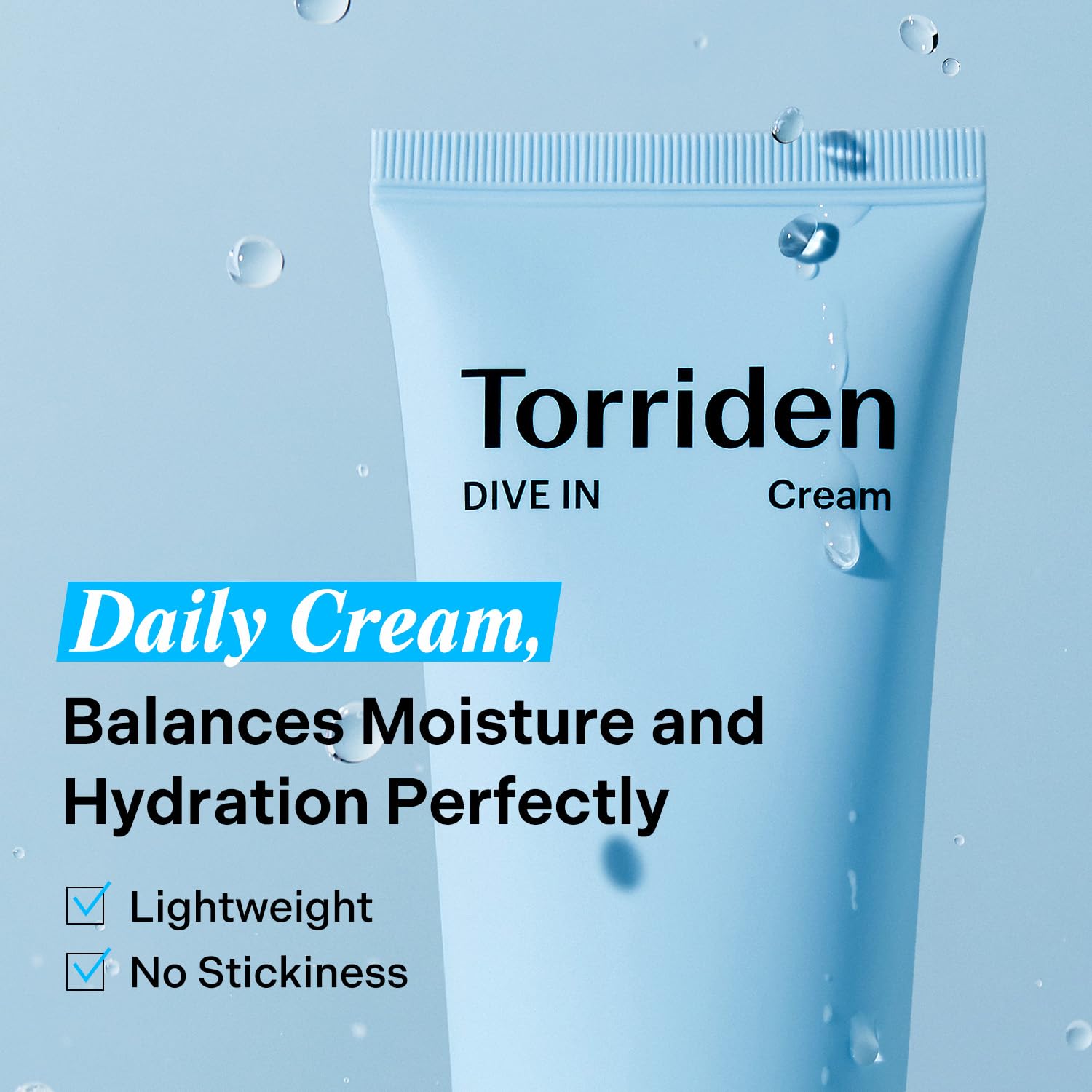 Torriden DIVE IN: complejo 5D de ácido hialurónico para hidratación profunda.