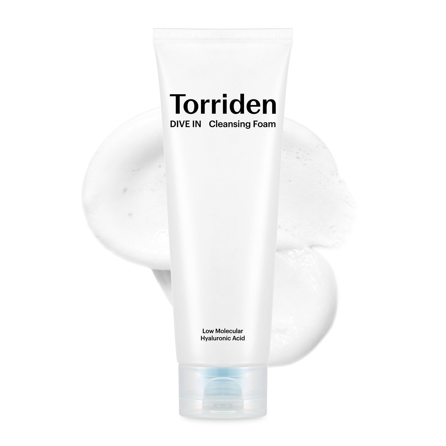 Torriden DIVE IN espuma limpiadora facial en botella para uso diario, limpieza suave.