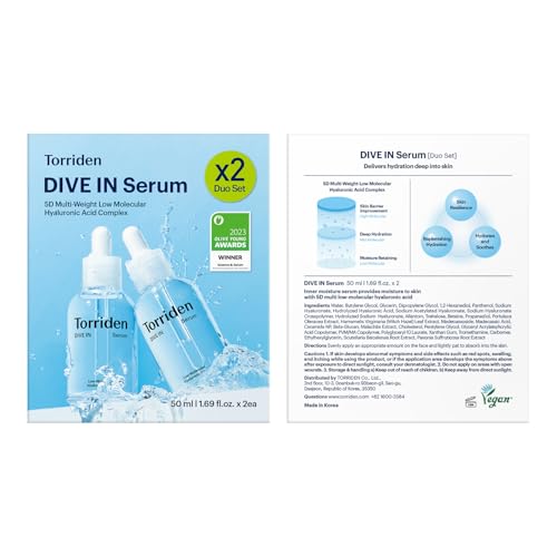 Torriden Dive In Serum: ideal para piel sensible sin irritantes.