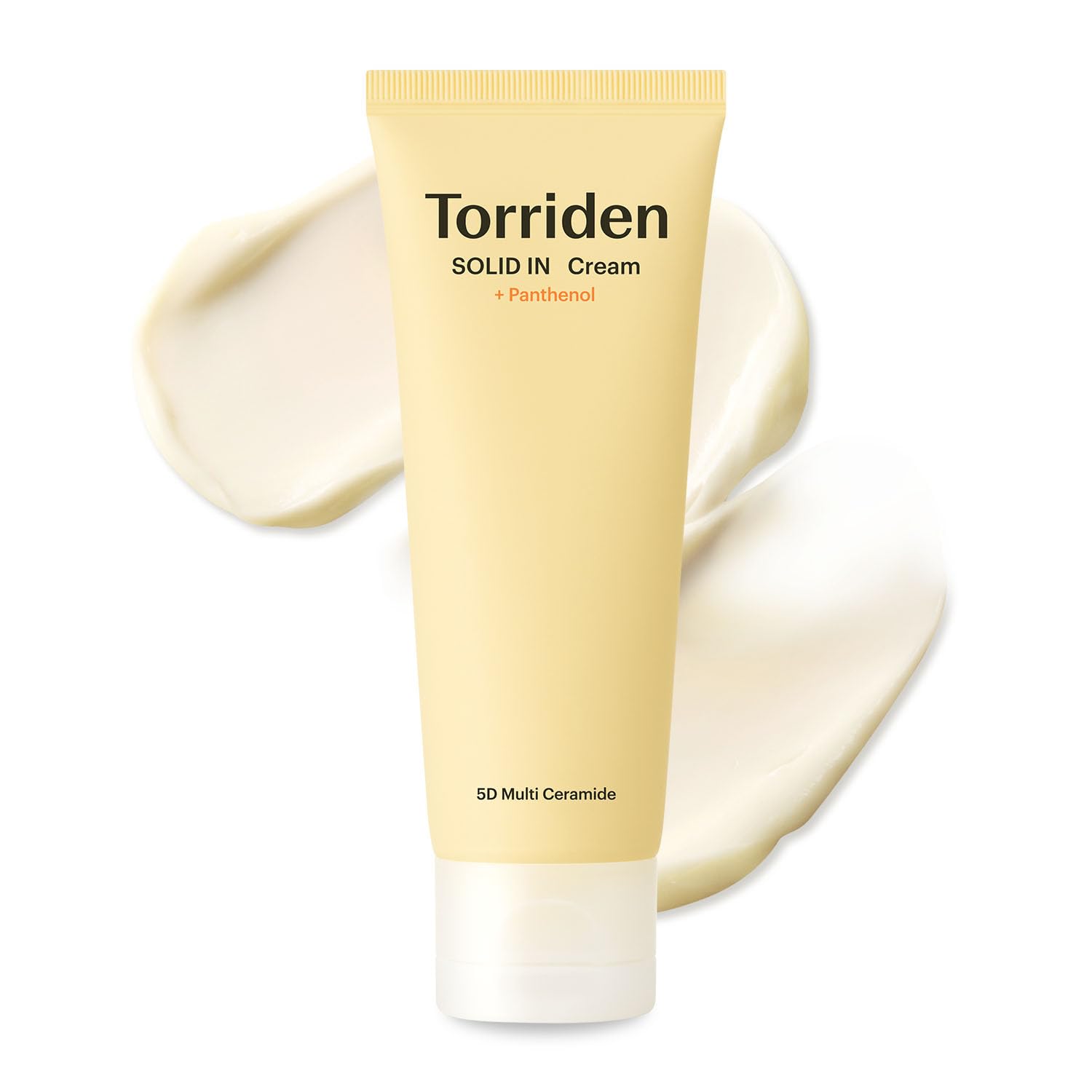Torriden SOLID IN Ceramide Cream en envase, hidratación profunda para la barrera de la piel.