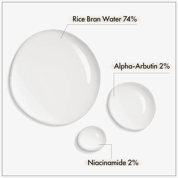 TOSOWOONG Alpha Arbutin 2% Suero de arroz, aplicación suave para tono uniforme.