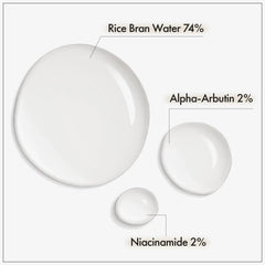 TOSOWOONG Alpha Arbutin 2% Suero de arroz, aplicación suave para tono uniforme.