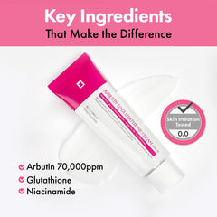 TOSOWOONG Arbutin 7% Crème: etiquette et emballage soignes.
