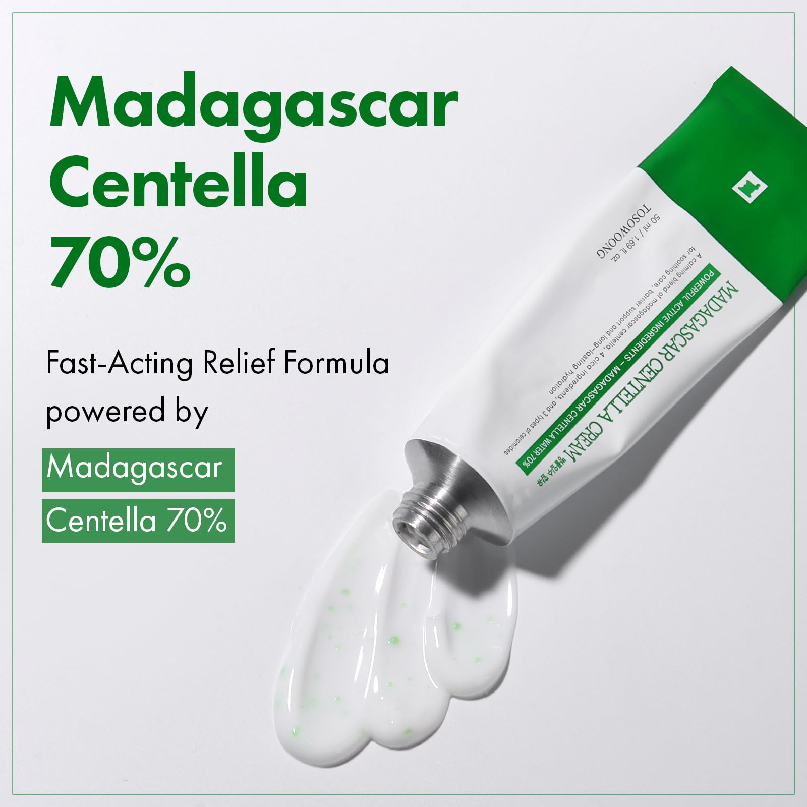 Con 9 activos Centella, TOSOWOONG calma rojeces y enrojecimiento