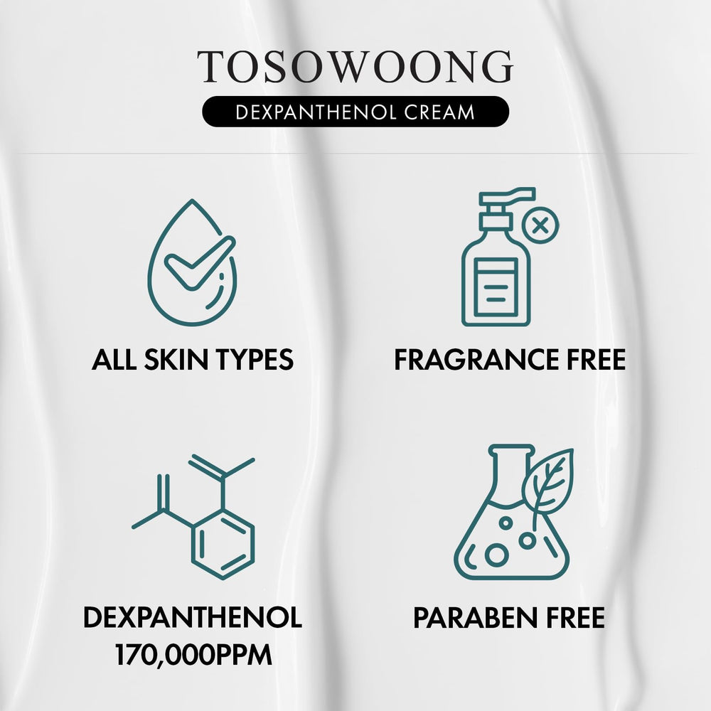TOSOWOONG Dexpanthenol reparación de la barrera cutánea.