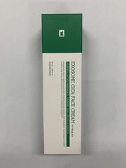 TOSOWOONG Exosome CICA Face Cream aplicación suave para piel sensible y calmada.