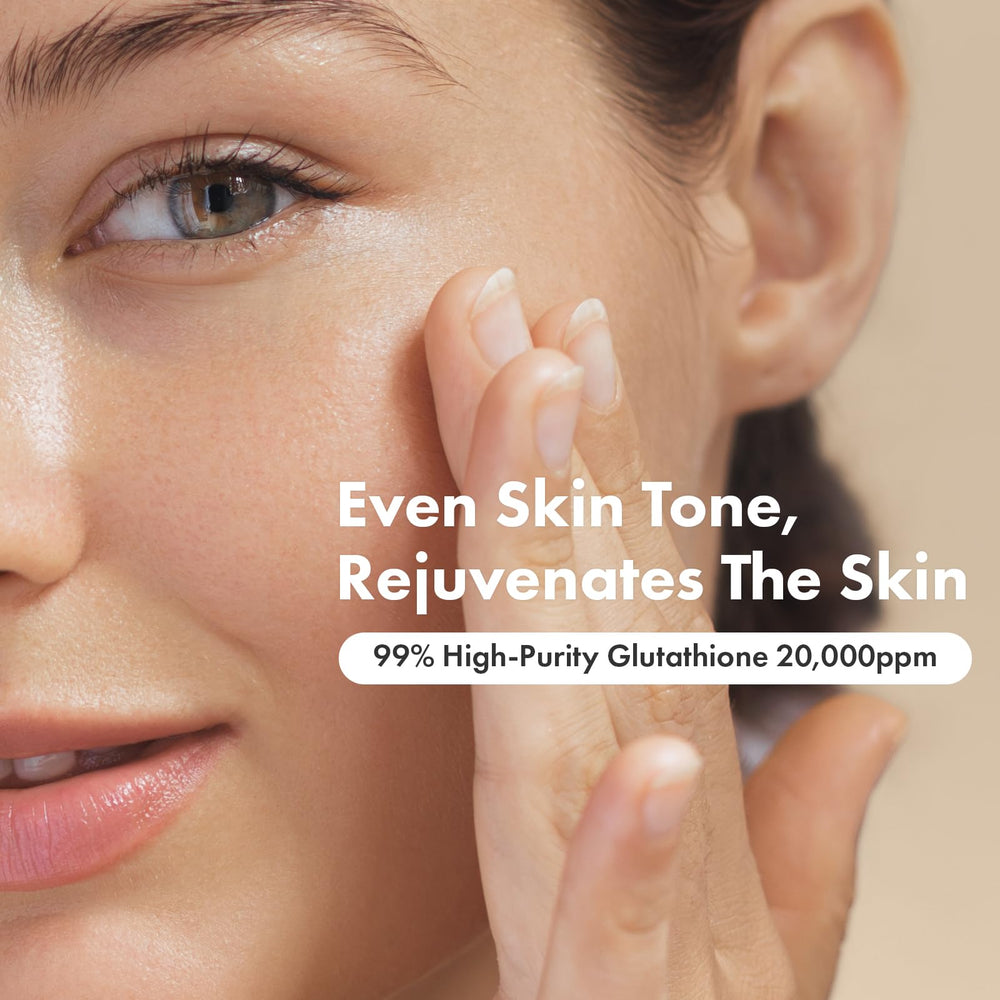 Textura cremosa de TOSOWOONG Glutatión Serum para hidratación profunda.