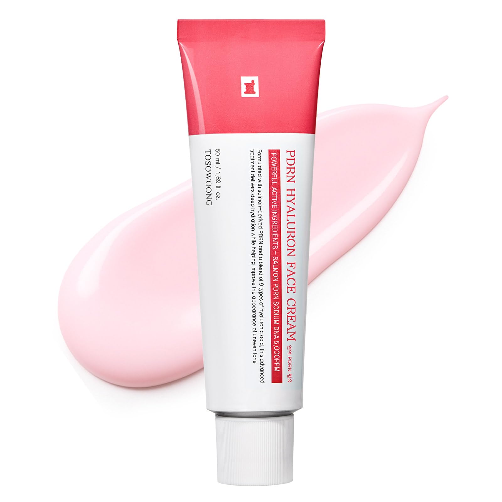 TOSOWOONG PDRN Hyaluron crema de 50 ml, hidratación diaria para la piel.