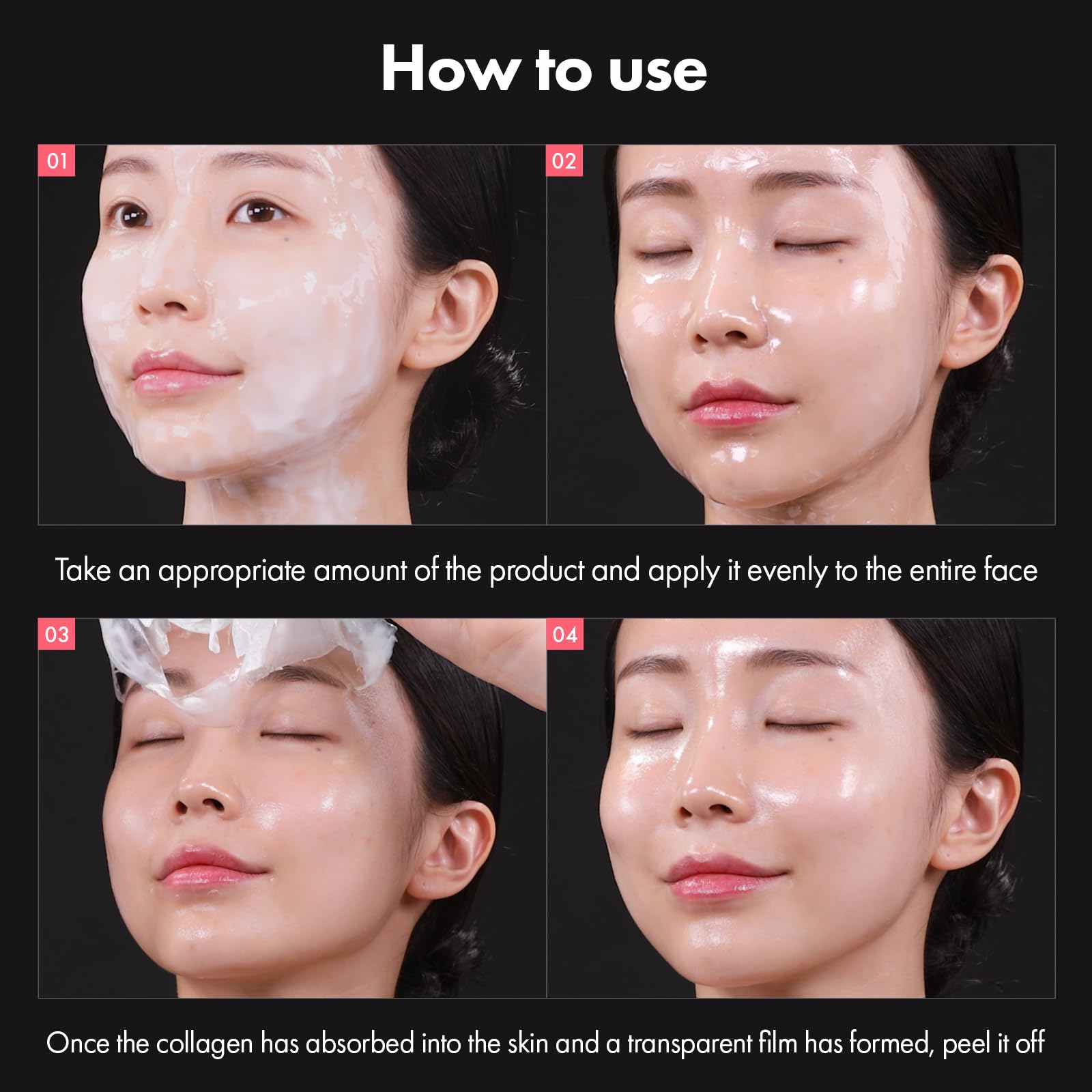 Real Colágeno Fit: despegado suave de mascarilla para un acabado limpio