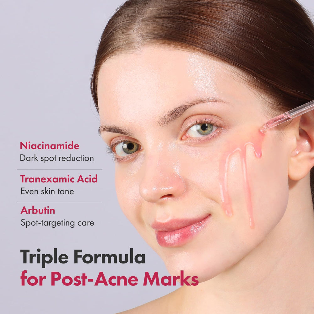 TOSOWOONG serum texture swirl highlights a light, non-greasy feel for daily use.