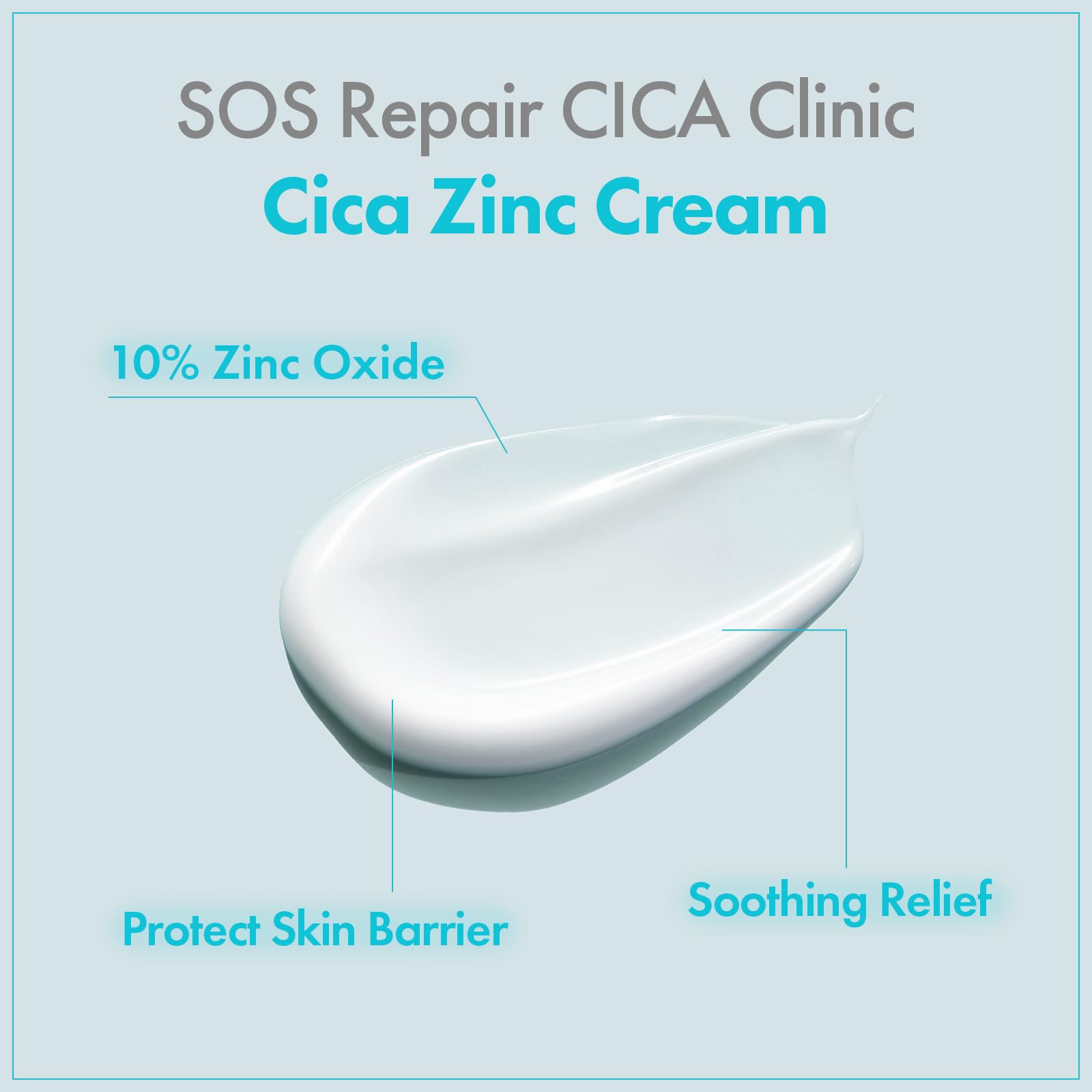 Envase 50 g Tosowoong Reparacion CICA Clinica, práctico para uso diario