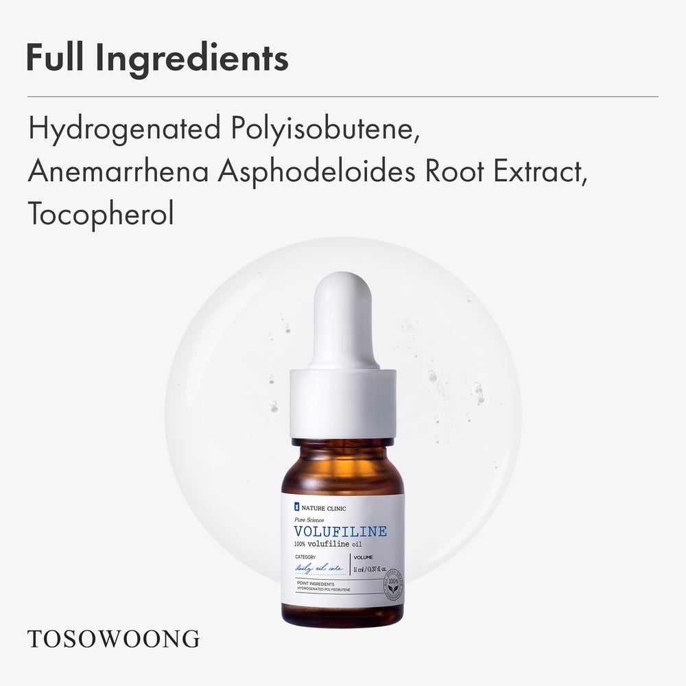 TOSOWOONG Volufiline Suero, mezcla con crema: uso personalizado para una textura más suave.