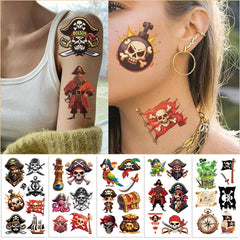 Tostmrks tatuajes piratas-loro, añade color y diversion a cualquier evento