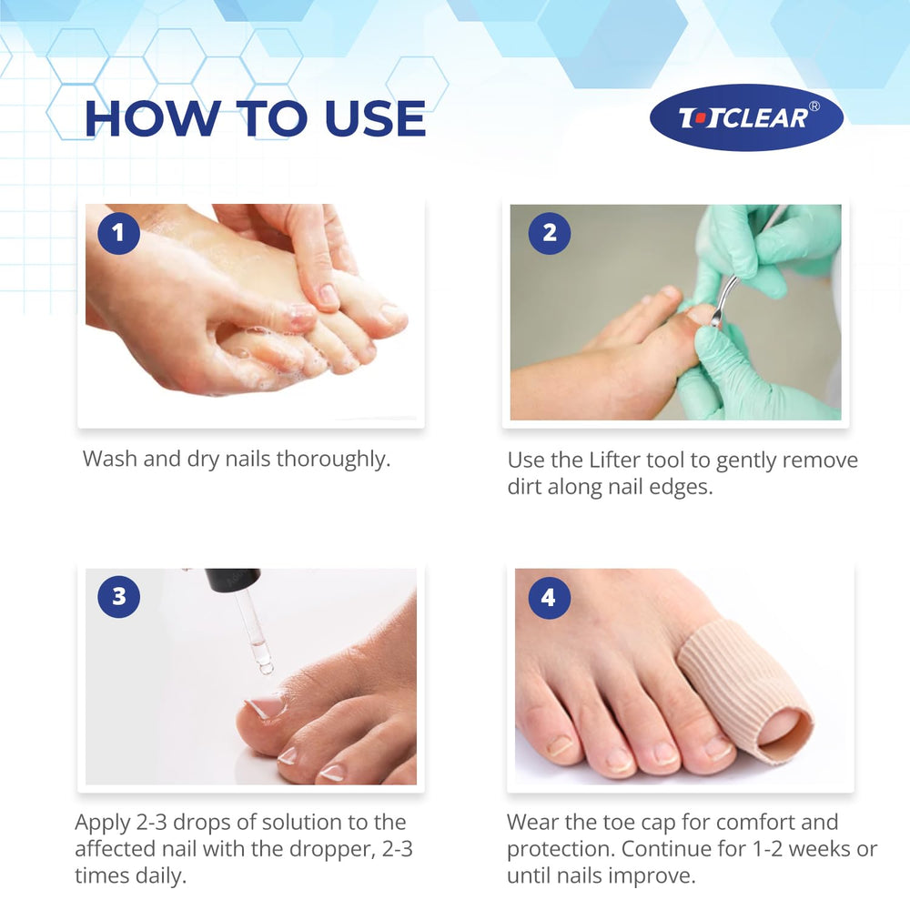 TOTCLEAR botella de gotas 30 ml, aplicación precisa y controlada