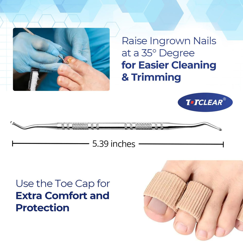 TOTCLEAR kit eliminación de uñas encarnadas, solución práctica