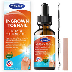 TOTCLEAR levantador para uñas encarnadas, cuidado suave y preciso