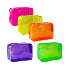 Totepint bolsa cosmética transparente con cierre, fácil de ver y entregar en viaje.