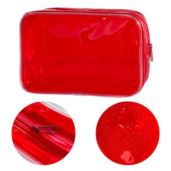 TotePrint bolsa transparente neón usos multiples para viaje y uso diario
