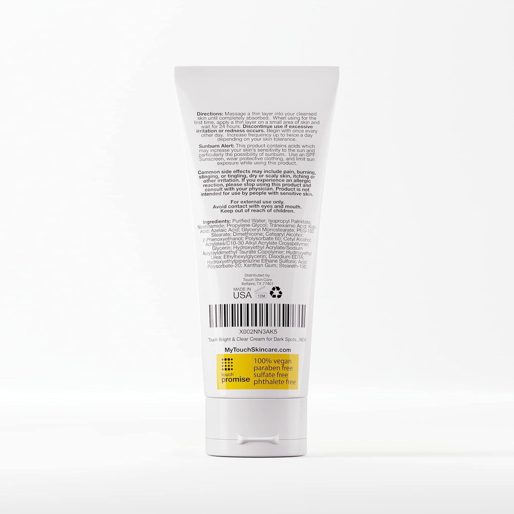 TOUCH Crema Radiancia fabricada en Estados Unidos.