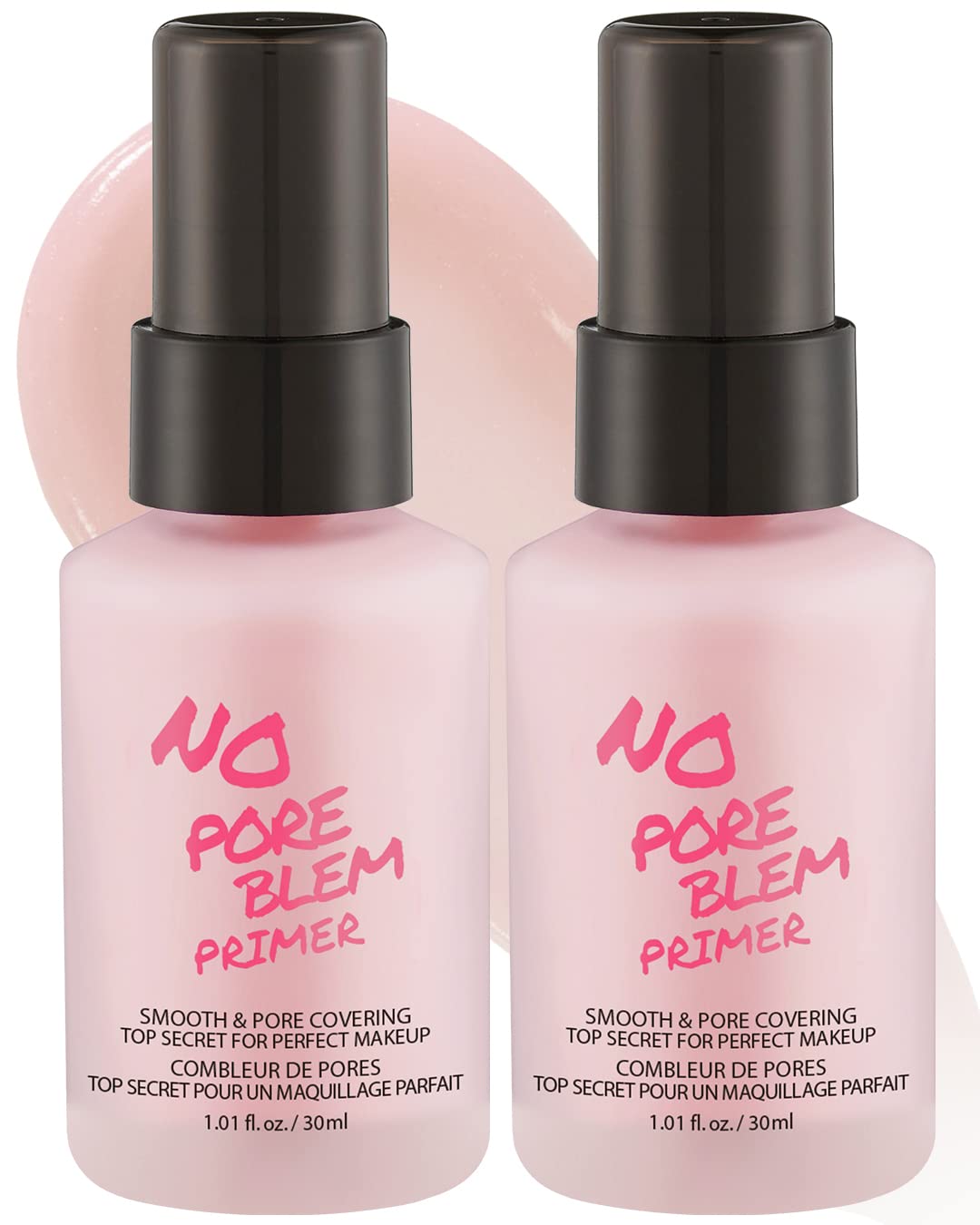 Touch in Sol No Pore Blem Primer, empaque de 30 ml para un acabado suave.