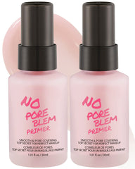 Touch in Sol No Pore Blem Primer, empaque de 30 ml para un acabado suave.