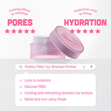 Touch in Sol Icy Sherbet Primer facilita una aplicación suave antes del maquillaje.