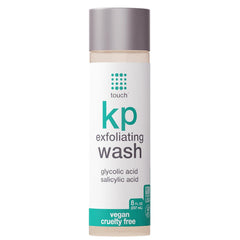 TOUCH KP exfoliante: botella lista para exfoliar la piel durante la ducha