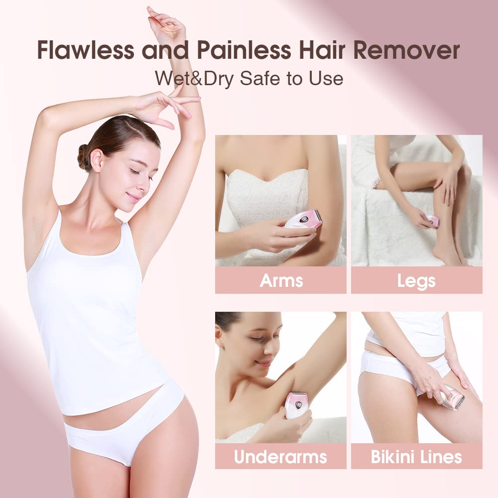 TOUCHBeauty afeitadora-mujer-rosa baterias-incluidas podrás afeitarte sin cables