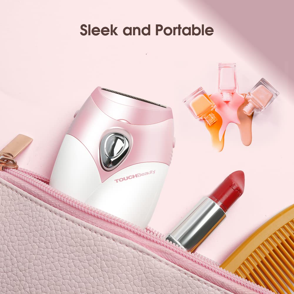 TOUCHBeauty afeitadora-mujer-rosa facil-limpieza diseño pensado para limpieza rápida