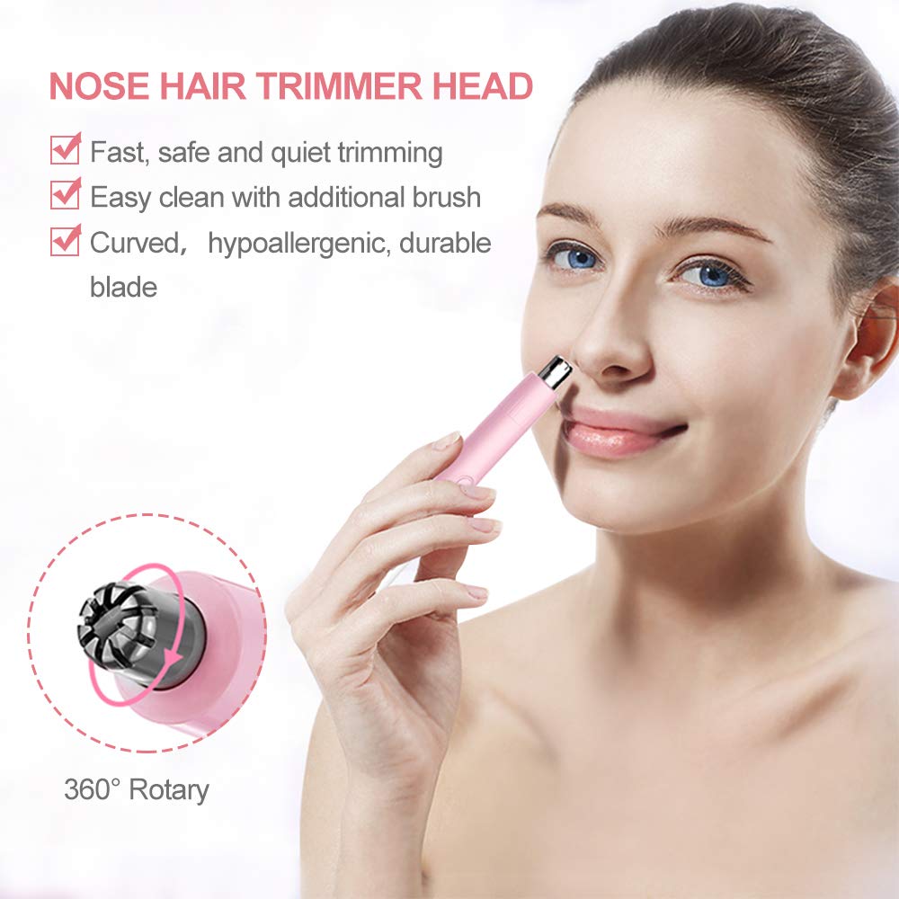 TOUCHBeauty Cabezal Nariz Curva: hojas hipoalergénicas para uso frecuente.