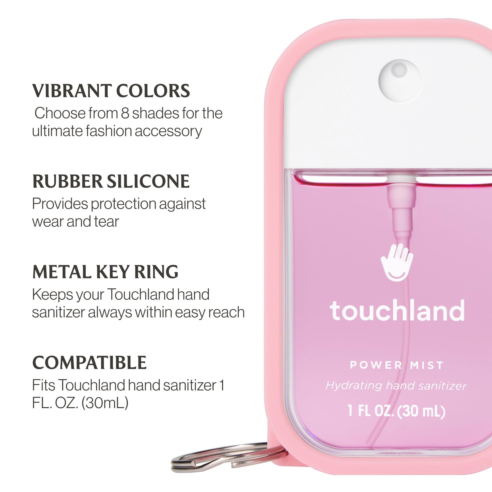 Touchland estuche disponible en 8 colores para coordinar con tu estilo