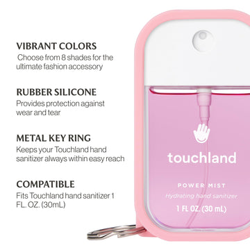 Touchland estuche disponible en 8 colores para coordinar con tu estilo