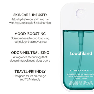 Touchland fragancia en capas para combinar con otros perfumes