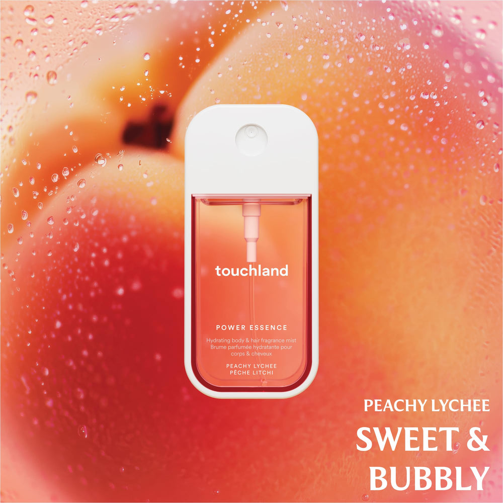 Touchland Fruity Crush body mist application gesture