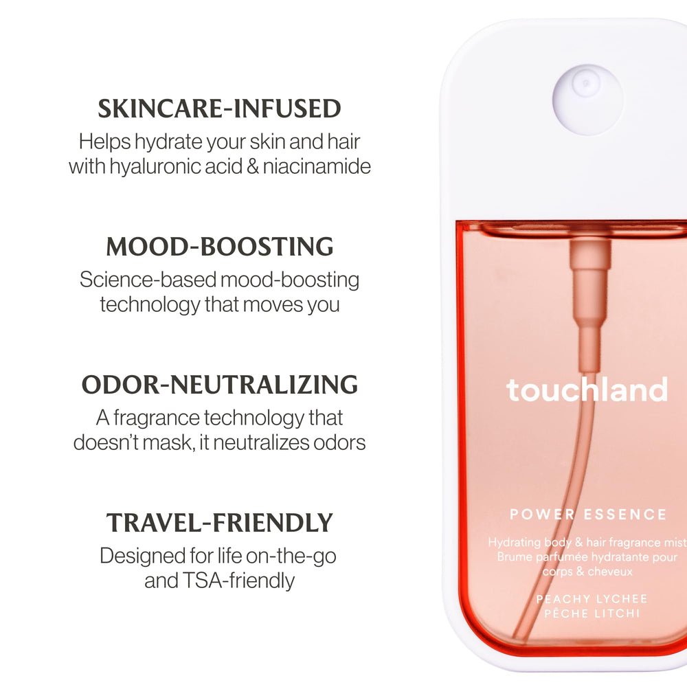 Touchland Fruity Crush compact travel case ready for bag