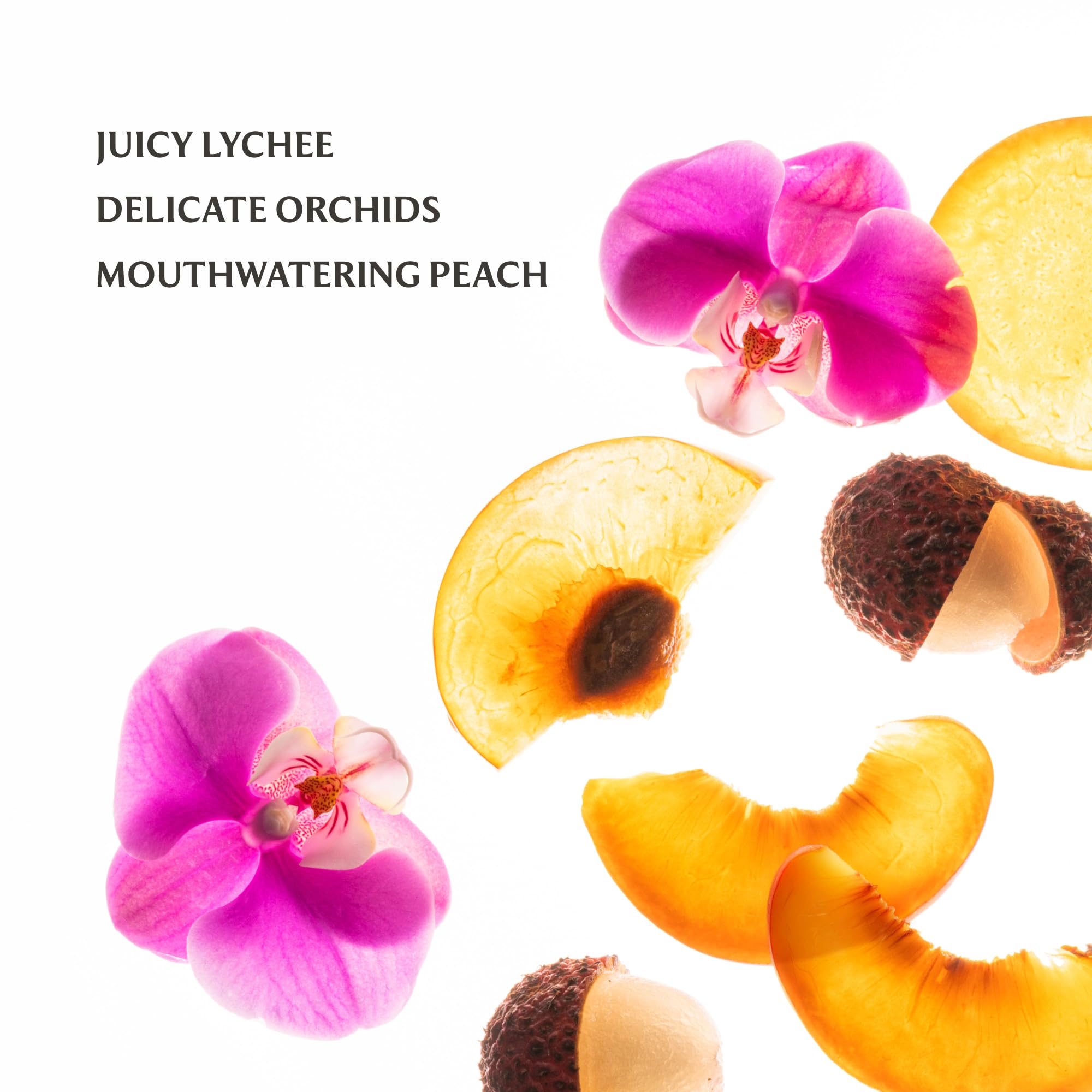 Touchland Peachy Lychee Mist application spray demonstrates fine mist for quick refresh
