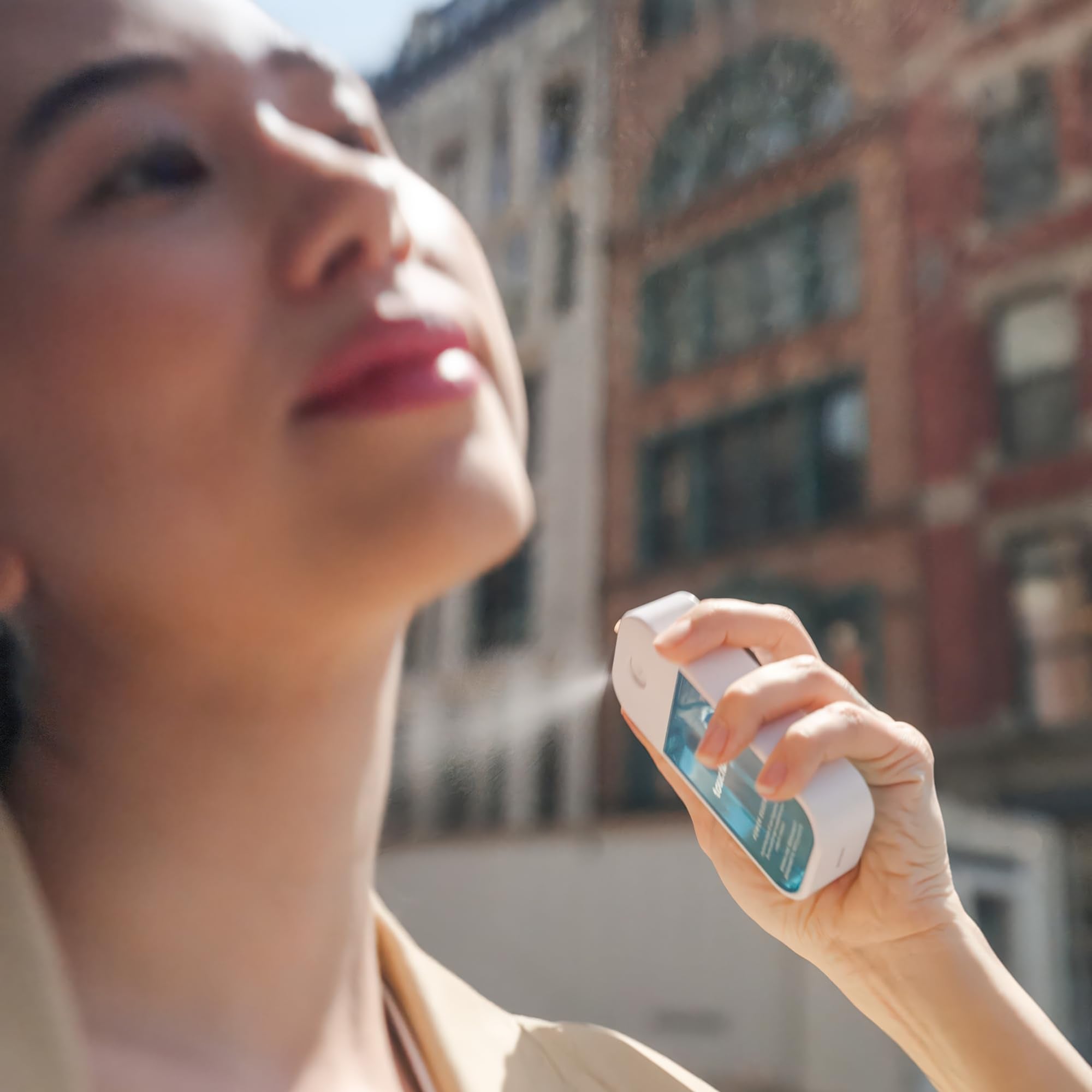 Touchland Vanilla Velvet micro-mist delivers quick, refreshing aroma with hydration.