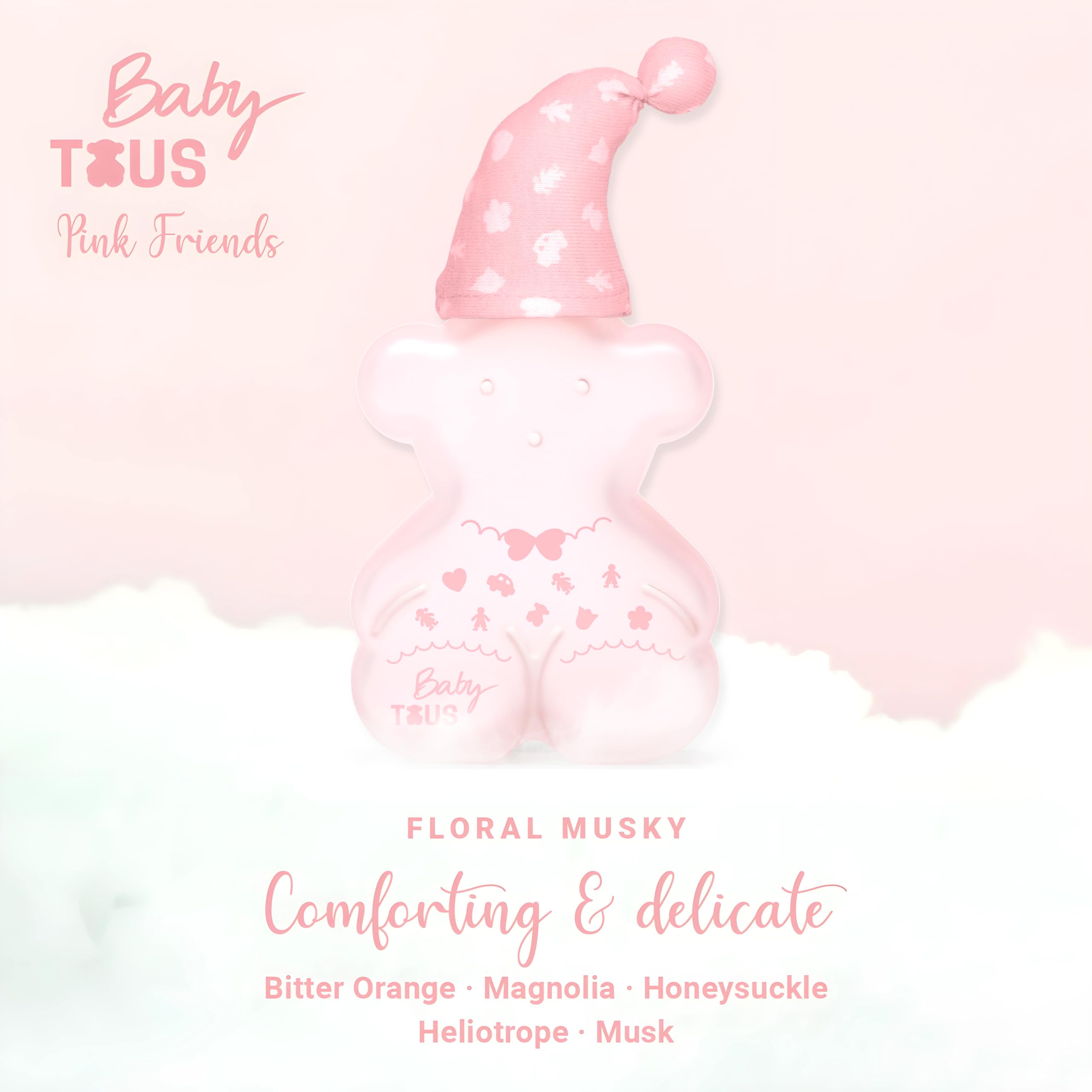 TOUS Baby Colonia para Niñas, empaque premium listo para regalo elegante.