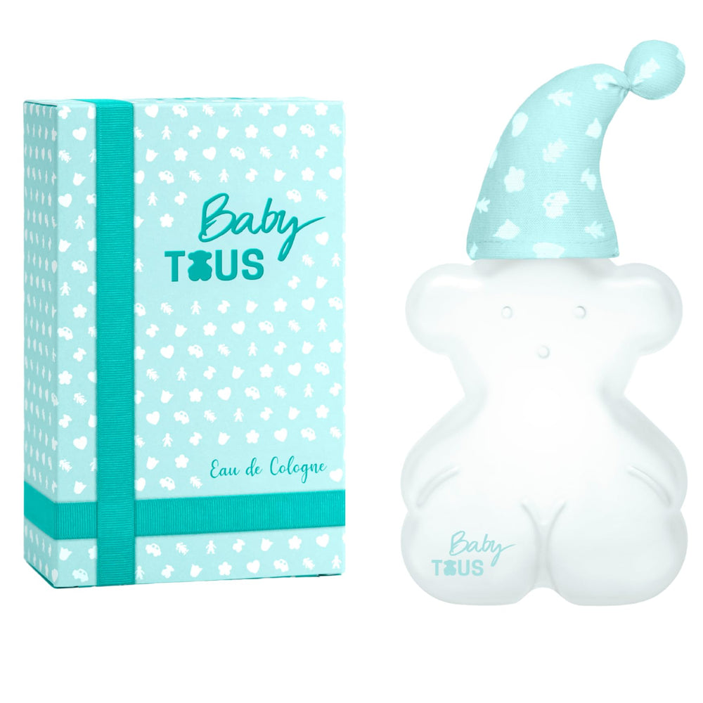 TOUS colonia bebé en botella, fragancia suave para uso diario.