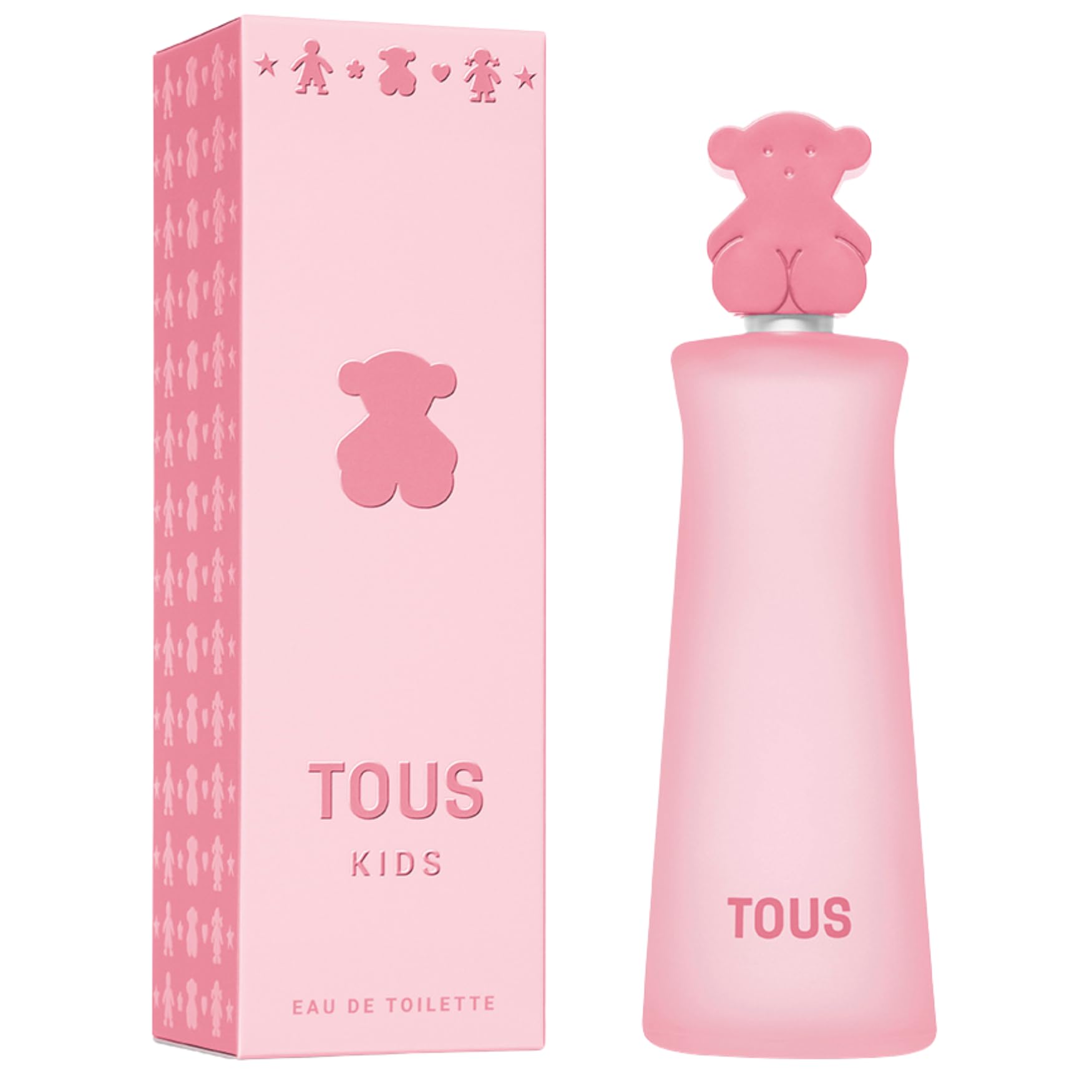 TOUS Kids Girl Eau de Toilette: frasco compacto para uso diario suave en piel sensible