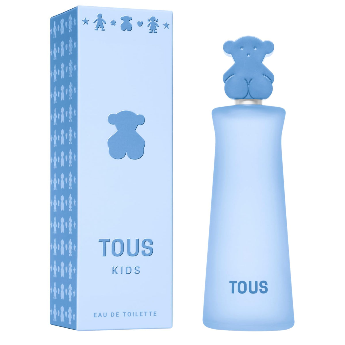 TOUS perfume para niños, frasco frontal, aroma suave para uso diario.