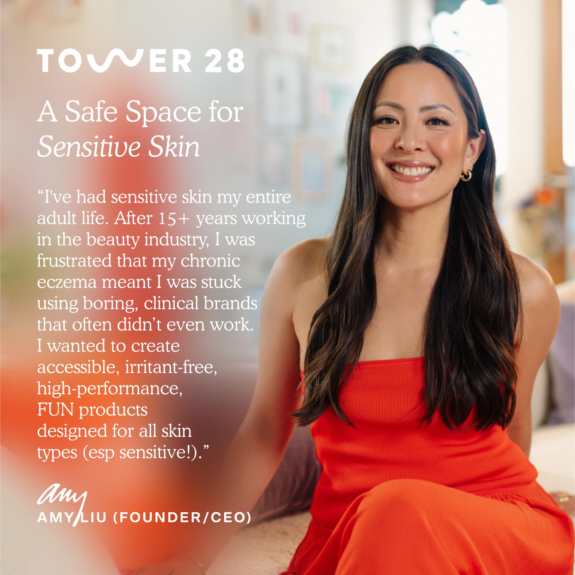 Tower 28 SOS Recovery Face Cream after-use glow on the skin