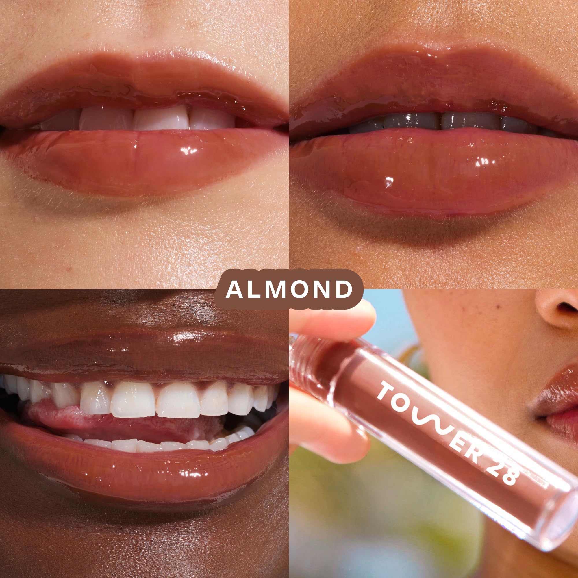Tower 28 ShineOn Milky Lip Jelly tono rosado claro ofrece acabado suave en labios