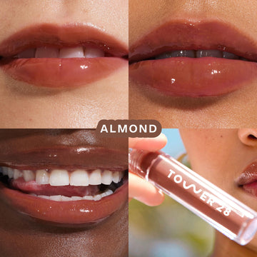 Tower 28 ShineOn Milky Lip Jelly tono rosado claro ofrece acabado suave en labios
