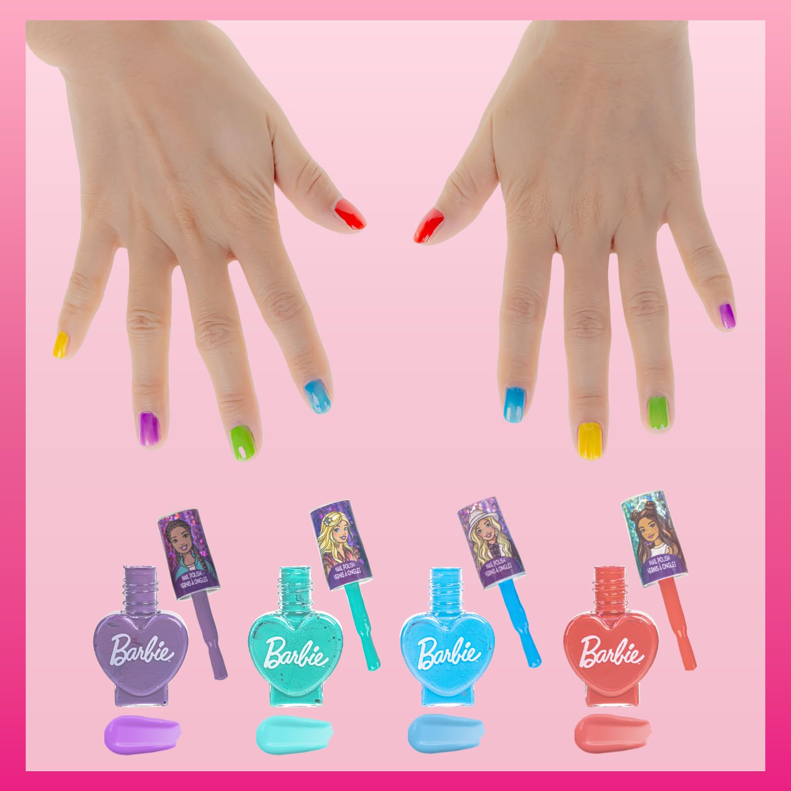 Barbie Townley Girl esmalte con aroma a burbuja para juego divertido