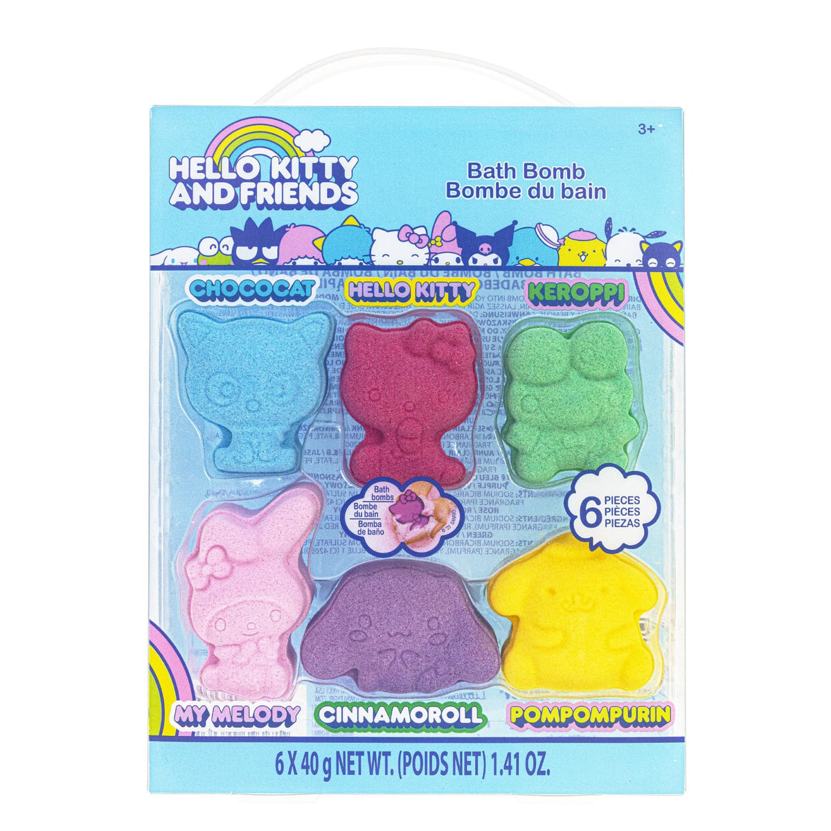 Townley Girl bombbas de baño Hello Kitty y amigos con figura divertida para el baño