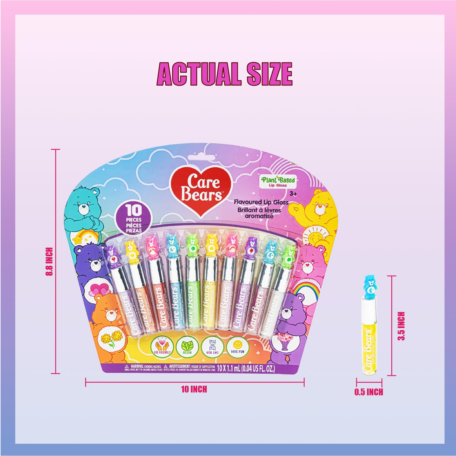 Townley Girl brillo labial sabor arándano, para jugar roles en casa